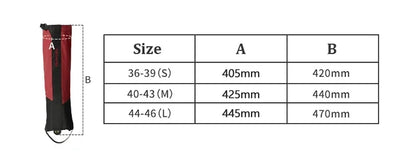 Naturehike Outdoor Trekking Snow Leggings Waterproof Snow Boot Shoe Cover Adjustable Warm Foot Cover Skiing Climbing Snowshoeing
