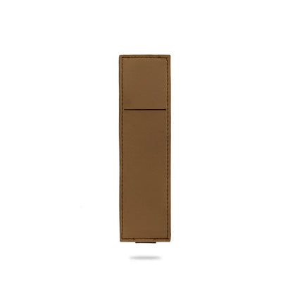 Pu Leather Pen Bag Elastic Buckle Book Notebook Fashion School Pen Case for Office Meeting Easy Carry Office Student Stationery