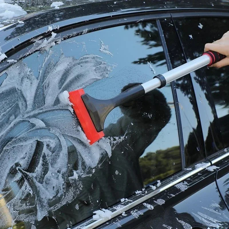 Extendable Aluminum Snow Brush Ice Scraper for Car Windshield Extra-long Design