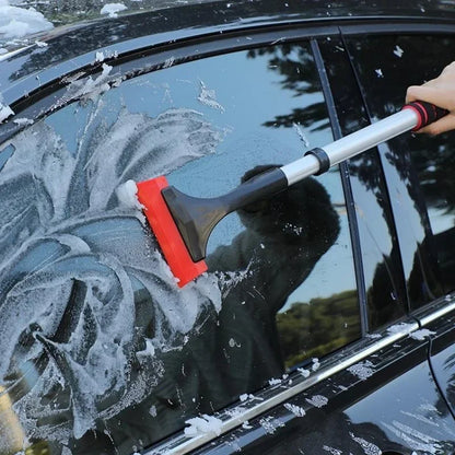 Extendable Aluminum Snow Brush Ice Scraper for Car Windshield Extra-long Design