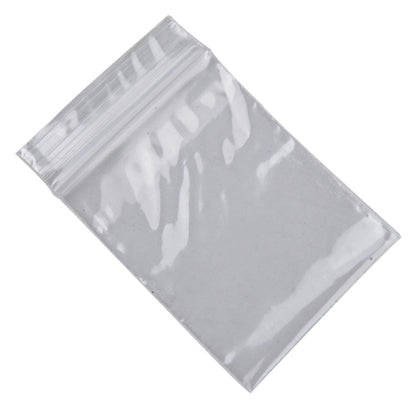 100Pcs Reclosable Clear Plastic Packaging Bags Strong Poly Zip Locks Baggies Grip Self Seal Resealable Baggy For Candy Packing