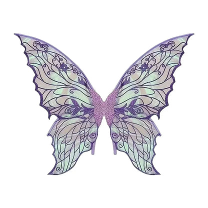 1PC Adults Fairy Wings Girls Sparkling Angel Wings Butterfly Costume Wings Halloween Costume Dress up Party Favor Christmas Gift