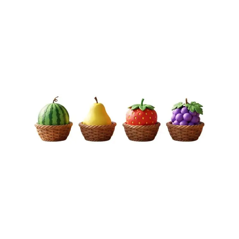 Fidget Clicker Decompression Toy 3D Printed Cute Fruit Shape Creative Anti-Stress Sensory Toy for Kids Adults Stocking Stuffer