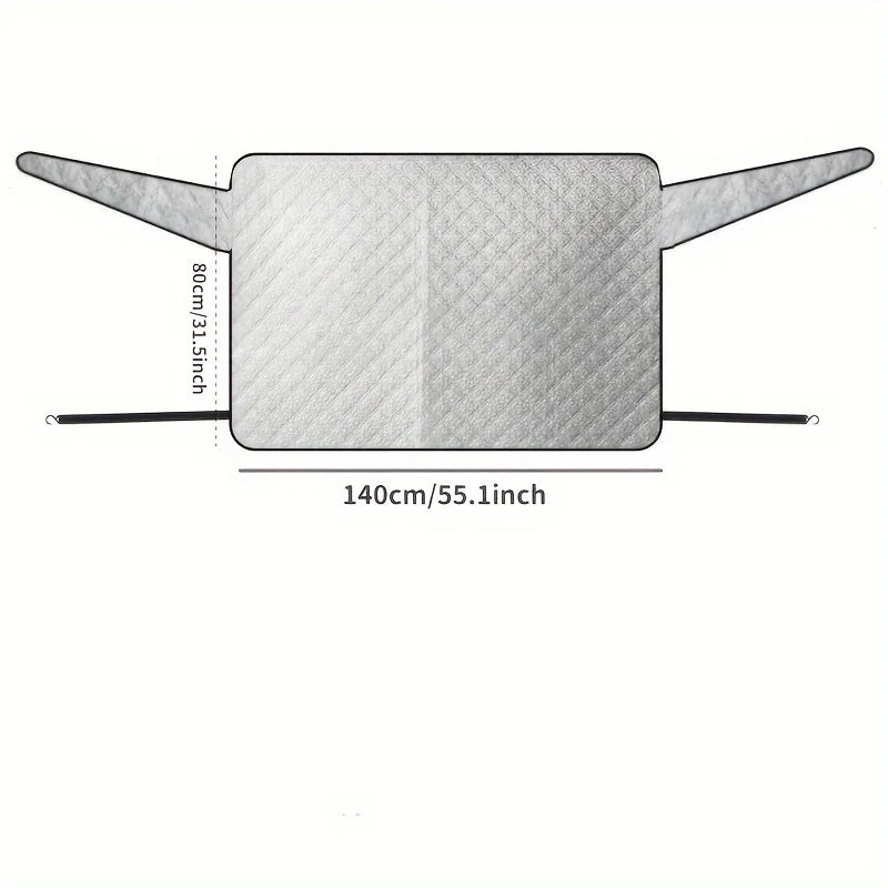 Car Winter Rear Window Snow Shield, Rear Windshield Snow Cover, Quickly Removes Snow, Prevents Ice, Frost, and Snow from Accumulating, Convenient Storage, Does Not Take up Space