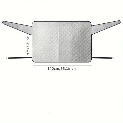 Car Winter Rear Window Snow Shield, Rear Windshield Snow Cover, Quickly Removes Snow, Prevents Ice, Frost, and Snow from Accumulating, Convenient Storage, Does Not Take up Space