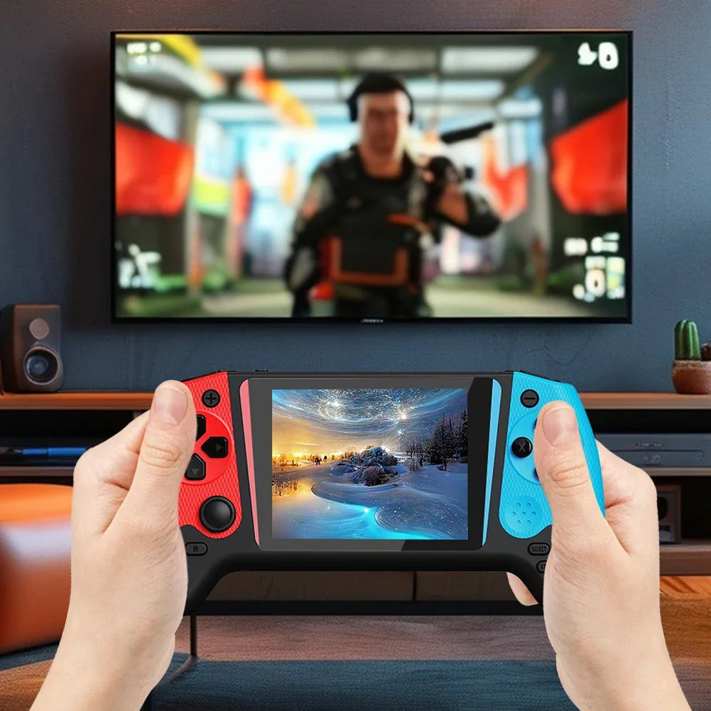 Retro Handheld Game Console 3.5inch LCD Screen Built-in 500 Games Gaming Console 1200mAh Nostalgic Game Console for Kids Adults