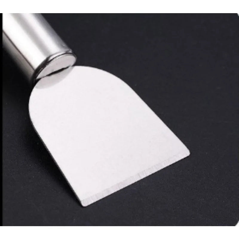 Versatile Cleaning Scraper Durable Metal Stainless Steel Glue Remover Snow Shovel for Kitchen, Bathroom and Home Use New