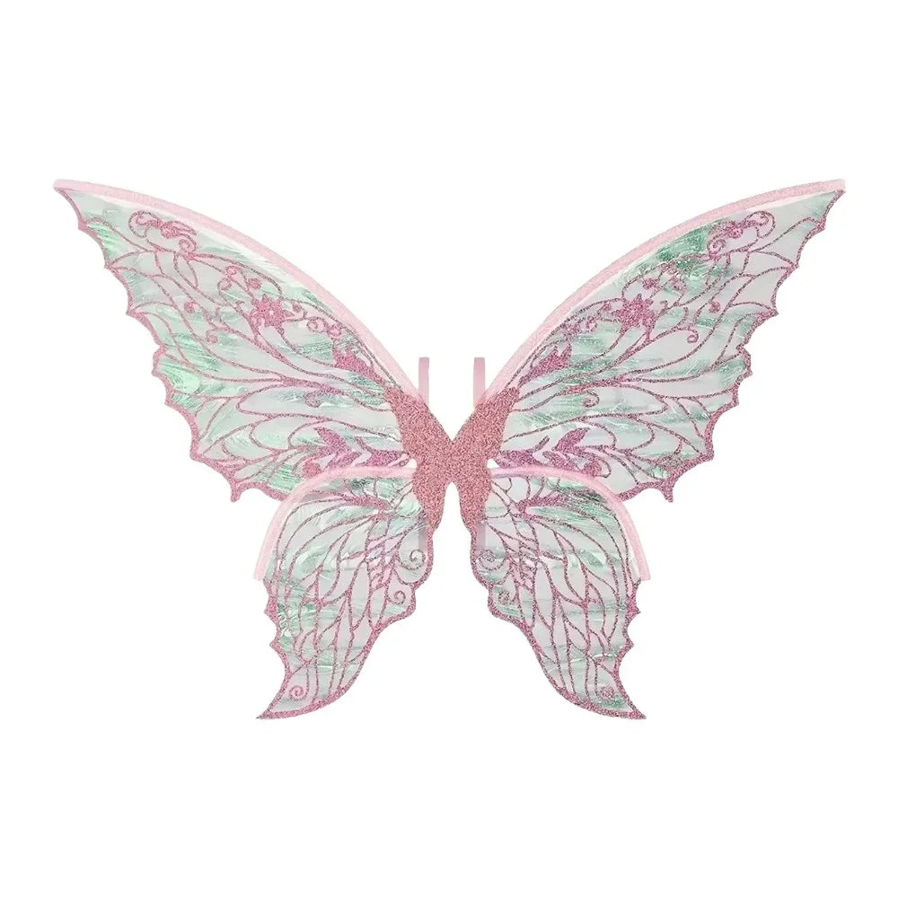 1PC Adults Fairy Wings Girls Sparkling Angel Wings Butterfly Costume Wings Halloween Costume Dress up Party Favor Christmas Gift