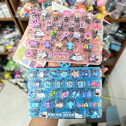 Mini Keyboard Fidget Clicker – 26-Key Pocket Toy