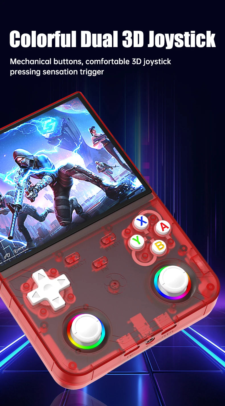 R36 Ultra X Retro Handheld Video Game Console Open Source Linux System with 4.5 Inch IPS Screen Portable Gaming Device