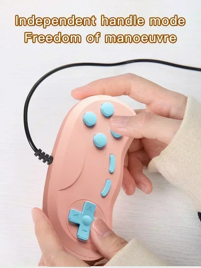 Retro G5 Portable Handheld Game Console 3 0Inch Screen 500 Classic Games Macaron Color 1020mAH Rechargeable Battery Gamepad