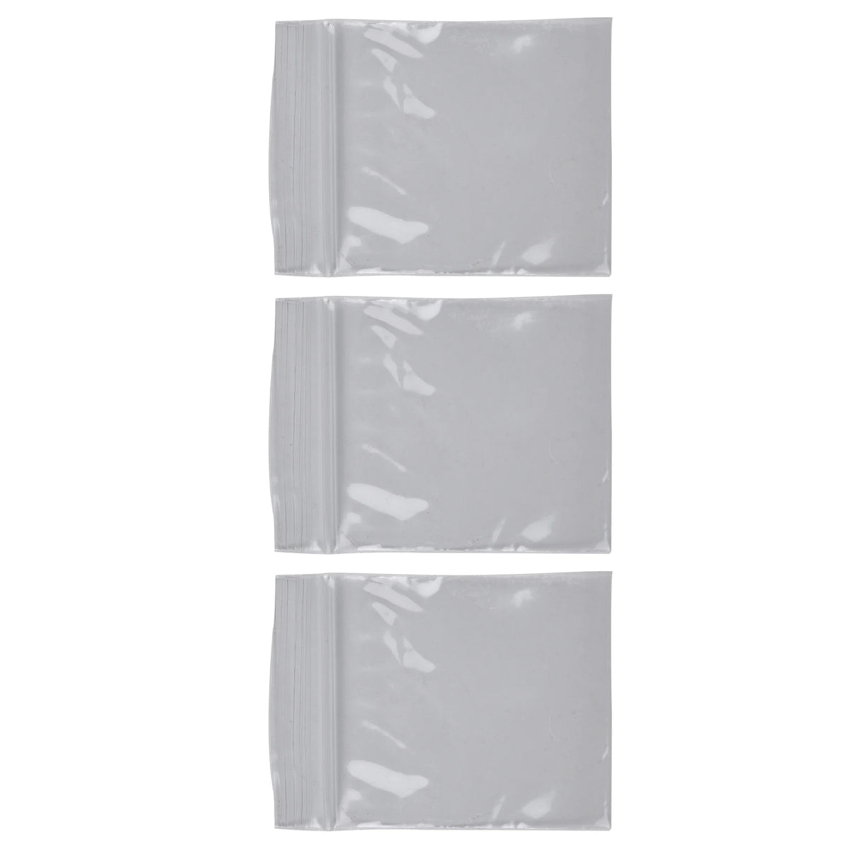 100Pcs Reclosable Clear Plastic Packaging Bags Strong Poly Zip Locks Baggies Grip Self Seal Resealable Baggy For Candy Packing