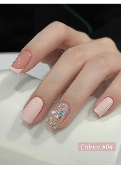 9 Colors Pink Patting Gel Smudge Canned High Saturation Popular Semi-Solid Nail Polish Gel Nail Salon