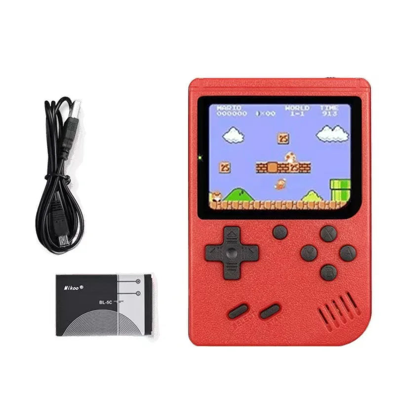 Retro Classic Handheld Game Console 400 Games Rechargeable Portable Mini Game Player Support TV Connection Kids Birthday Gift