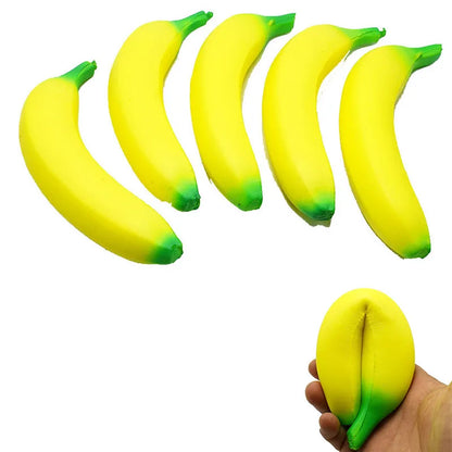 Jumbo Banana Squishy – Slow-Rise Squeeze Toy