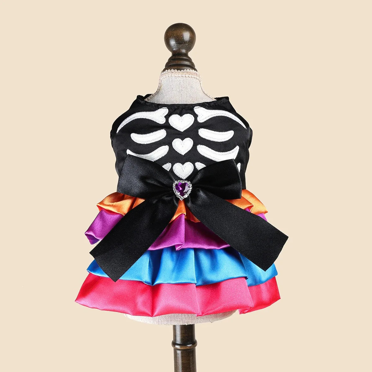 Halloween Costumes Dresses For Dog Elegant Pet Vest With Tutu Skirt Autumn Winter Girl Female Pet Toy Poodle Small Breeds Cat