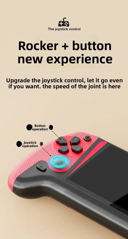 Retro Handheld Game Console LCD Screen Built-in 500-in-one Retro Nostalgic Classic Large-Screen Handheld Console