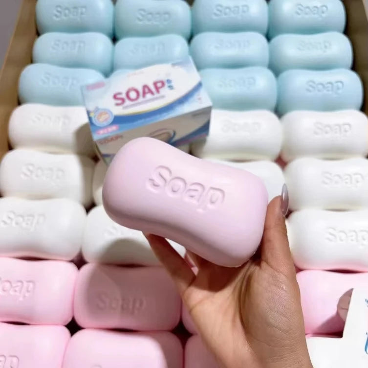 Super Soft Soap Squishy White Pink Blue Simulated Soap Stress Relief Squeeze Fidget Toy Moldable Slow Rebound Adults Party Gifts