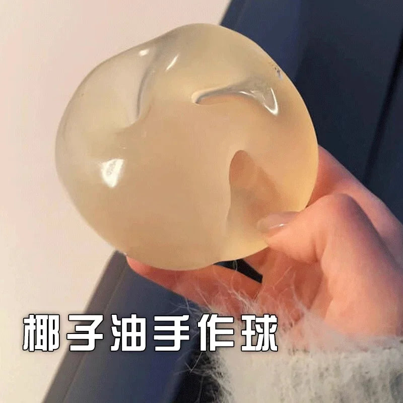 A1 Maltose Squishy Toys Anti Stress Sensory Fidgets Toy Soft Simulated Transparent Blue Maltose Slow-rebound Decompression Toy
