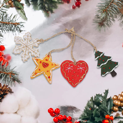 2025 Christmas Tree Decorations Christmas Resin Pendant Ornaments Home Decor DIY Kids Toys Gifts DIY Handmade Jewelry