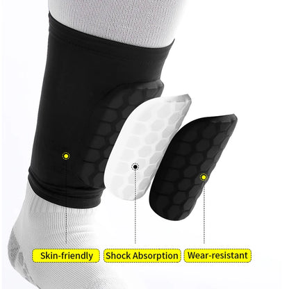 Mini football shin guard covers - Built-in mini shin guard covers, suitable for men, women and teenagers - Small shin guards, su