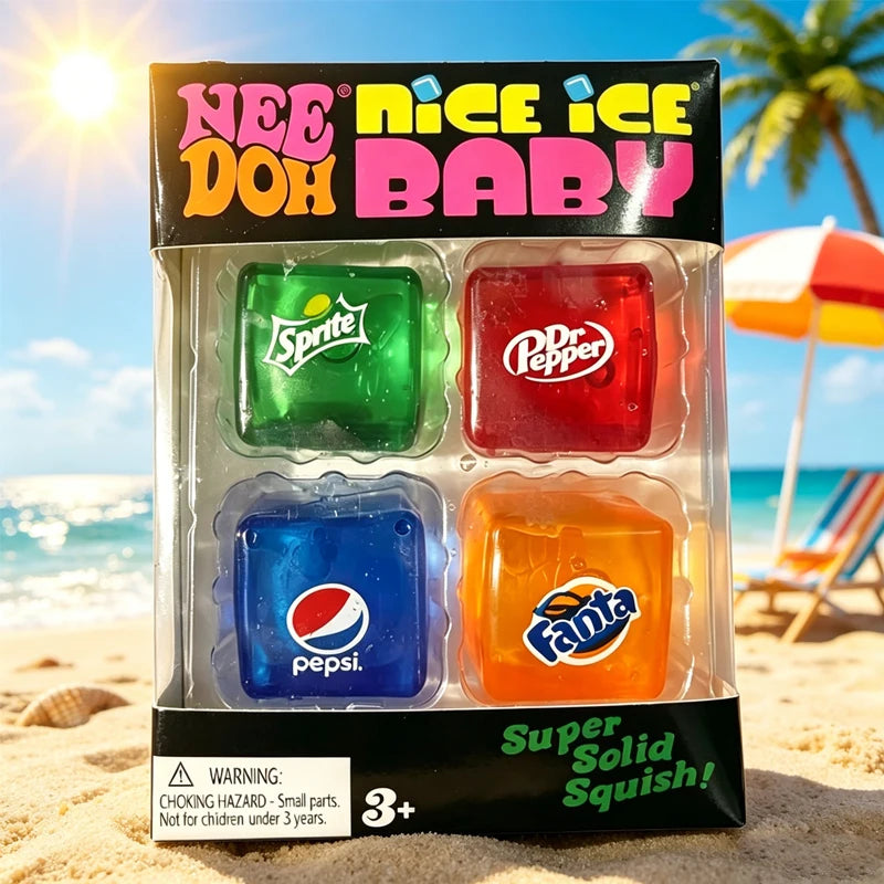 Squishy/* Schylling NeeDoh Nice Cube Sensory Squeeze Toy Super Squish Stress Relief Anxiety Sensory Tool Stress Reliever Toys