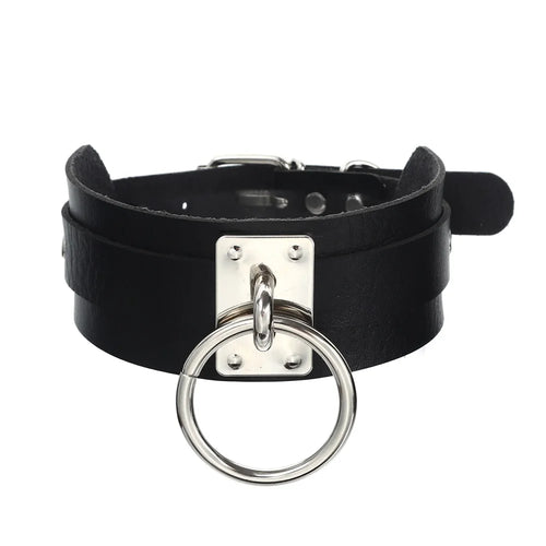 Goth Black Choker Collar for Women  Punk Gothic Chockers Halloween Cosplay Jewelry  Costume Accessory