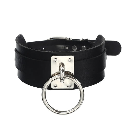 Goth Black Choker Collar for Women  Punk Gothic Chockers Halloween Cosplay Jewelry  Costume Accessory
