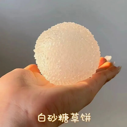 Slushy Bayberry Stress Ball Squishy Toy Shapeable Non-rebound Fidget Toys ASMR Slushy Squeeze Ball Anti Stress Rustling Sound