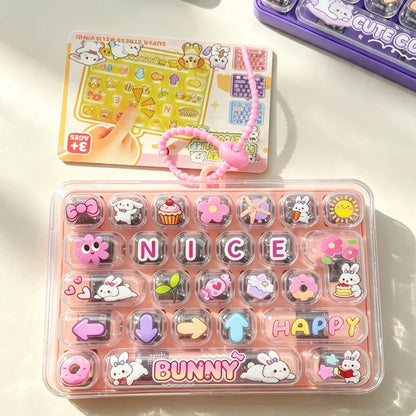 Mini Keyboard Fidget Clicker – 26-Key Pocket Toy