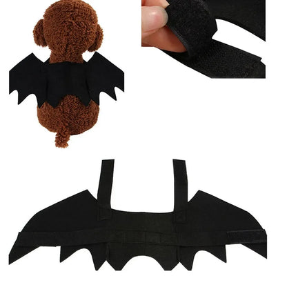Halloween Dog Costumes Funny Pet Clothes Adjustable Dog Cosplay Costume Sets Novelty Clothing For Medium Large Dogs Bulldog Pug