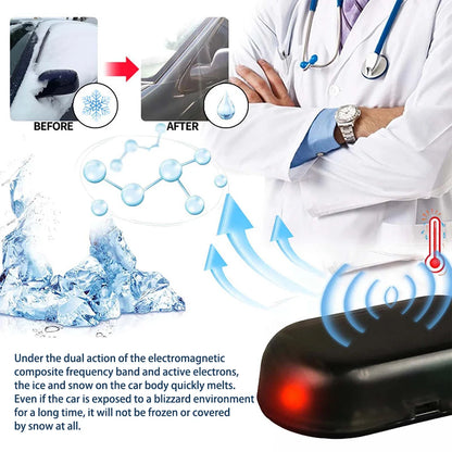 Car Snow Removal Tool Car Window Glass Ice Snow Remover Anti Freeze Anti Fog Device Winter Deicing Device Freeze Prevention