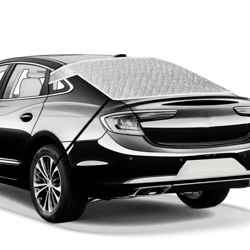 Car Winter Rear Window Snow Shield, Rear Windshield Snow Cover, Quickly Removes Snow, Prevents Ice, Frost, and Snow from Accumulating, Convenient Storage, Does Not Take up Space