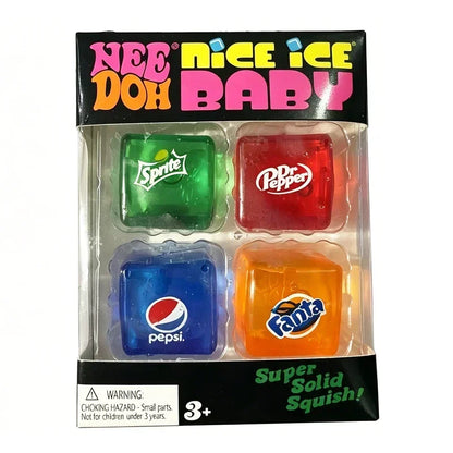Squishy/// Schylling NeeDoh Nice Cube Sensory Squeeze Toy Super Squish Stress Relief Anxiety Sensory Tool Stress Reliever Toys