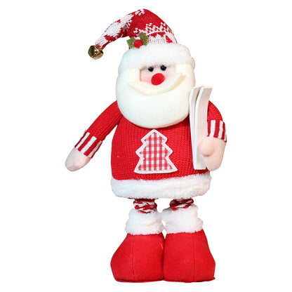 casa decoração decoracion casa Home decoration Christmas Santa Snowman-Reindeer Christmas Decoration Leg Table Mantel Decoration