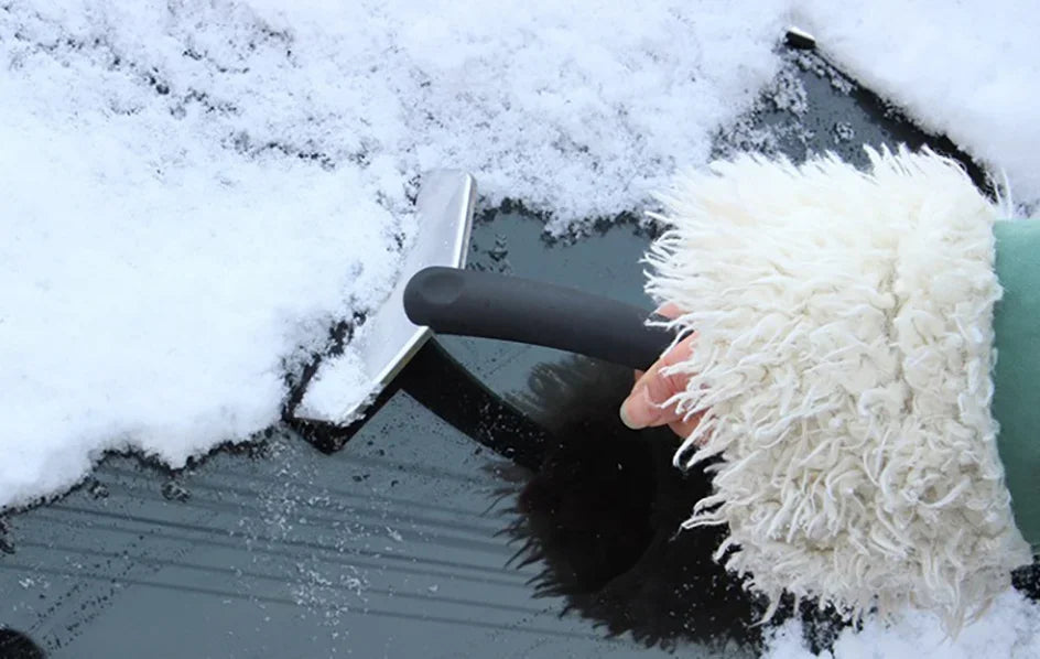 Durable Car Snow Shovel Car Windshield Snow Removal Scraper Ice Shovel Window Cleaning Tool for All Car Accessories Removal