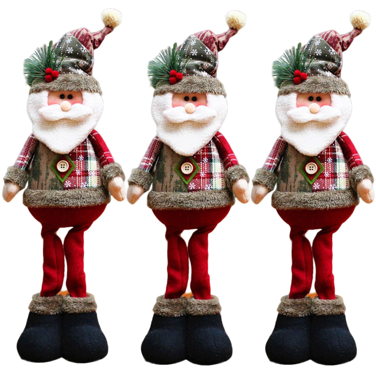 casa decoração decoracion casa Home decoration Christmas Santa Snowman-Reindeer Christmas Decoration Leg Table Mantel Decoration