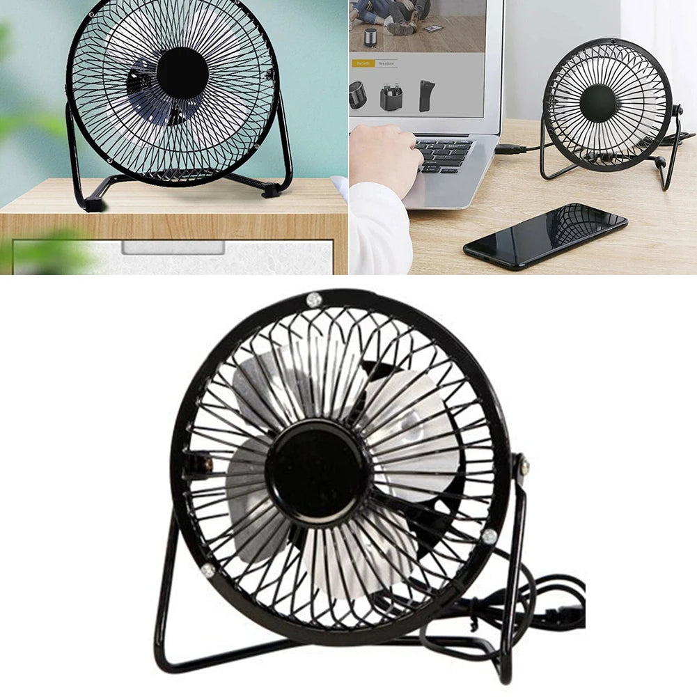 Mini Fan USB Fan 14.5*15cm Lightweight Rotatable USB Powered Emergencies And Outdoor Work 1pc High Quality Desktop