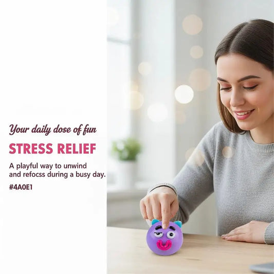 ✰✪Smushers Series Squishy Dog Face Slow Rise Toy for Stress Relief and Enjoyable Play