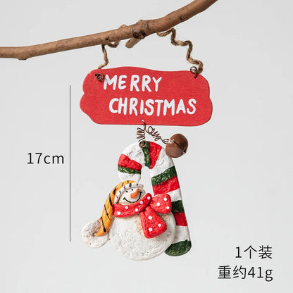 2022 Christmas Tree Decorations Christmas Resin Pendant Ornaments Home Decor DIY Kids Toys Gifts DIY Handmade Jewelry