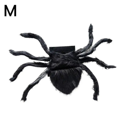 Halloween Pet Spider Costume Funny Realistic Furry Dog Cat Clothes Cosplay Chest Back Outfit Party Costume for Small Medium Dogs