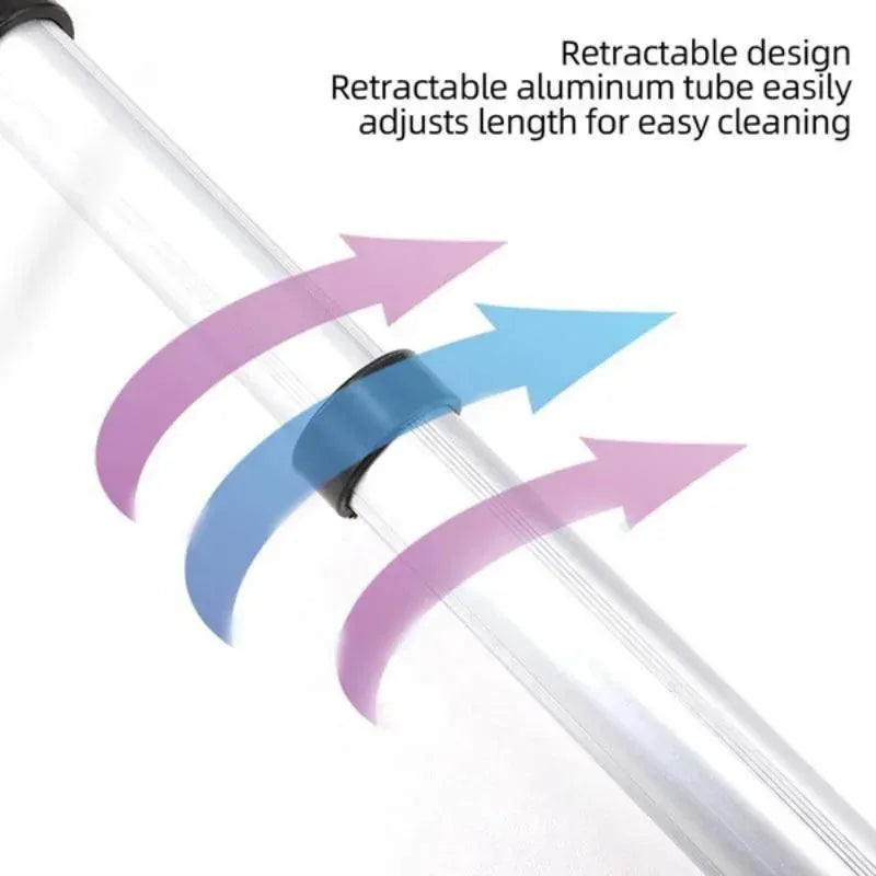 Extendable Aluminum Snow Brush Ice Scraper for Car Windshield Extra-long Design