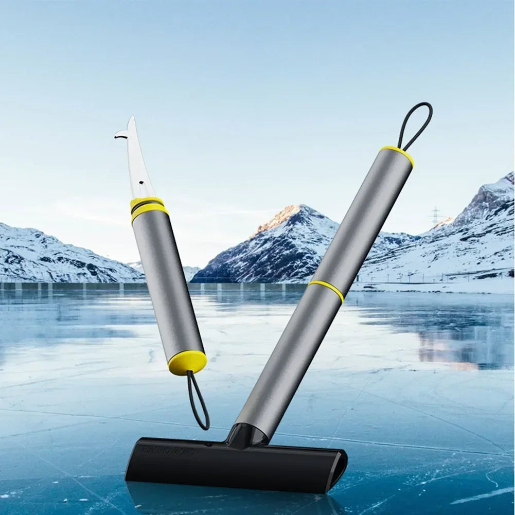 Car Ice Scraper Snow Removal Car Windshield Window Snow Cleaning Glass Scraping Tool TPU Winter Auto Ice Breaker Snow Shovel