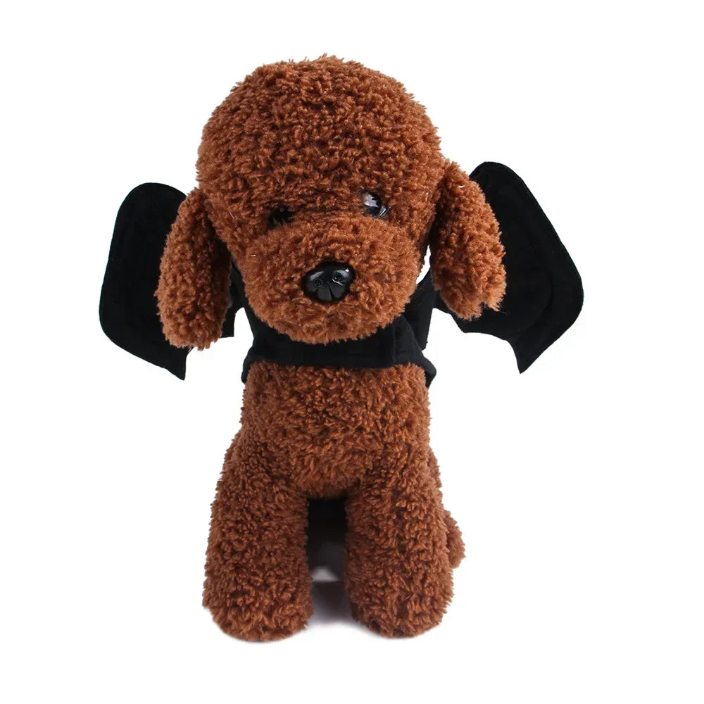 Halloween Cute Pet Clothes Black Bat Wings Harness Costume for Halloween Cosplay Cat Dog Halloween Party for Pet Supplies