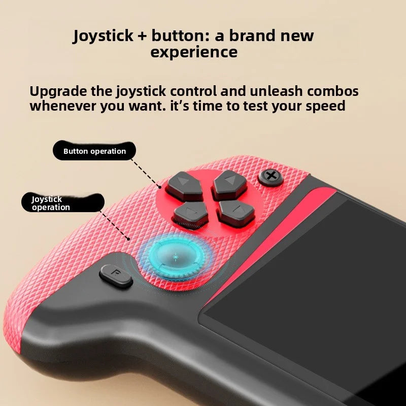 Retro Handheld Game Console LCD Screen Built-in 500-in-one Retro Nostalgic Classic Large-Screen Handheld Console