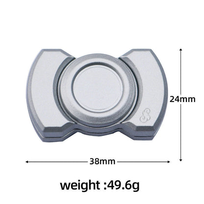 Fun 3-In-1 Game EDC Fidget Toys Personalized Skeleton Ghost Fidget Spinner Alloy Fidget Slider Stress Release Toy Sound Coin Toy