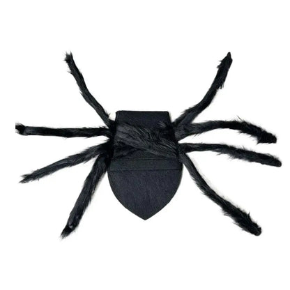 Halloween Pet Spider Costume Funny Realistic Furry Dog Cat Clothes Cosplay Chest Back Outfit Party Costume for Small Medium Dogs