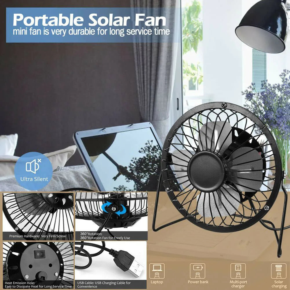 Mini Fan USB Fan 14.5*15cm Lightweight Rotatable USB Powered Emergencies And Outdoor Work 1pc High Quality Desktop