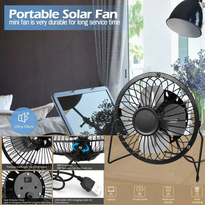 Mini Fan USB Fan 14.5*15cm Lightweight Rotatable USB Powered Emergencies And Outdoor Work 1pc High Quality Desktop
