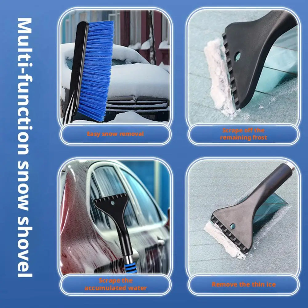 Car Snow Shovel Snow Ice Scraper Snow Brush Shovel Removal Brush Car Windshield Cleaning Scraping Winter Tool